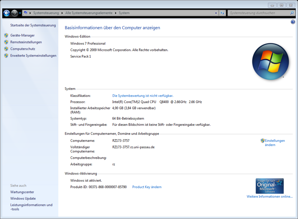 Systemressourcen Systemressourcen