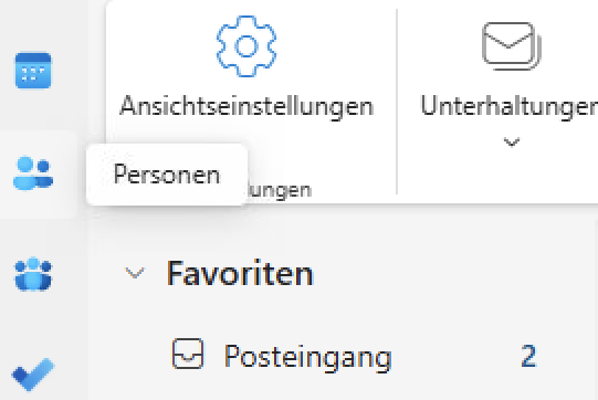 Adressbuch über Outlook Web Access