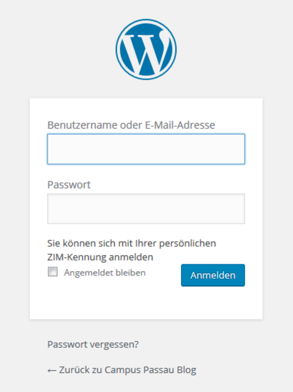 Reset admin password