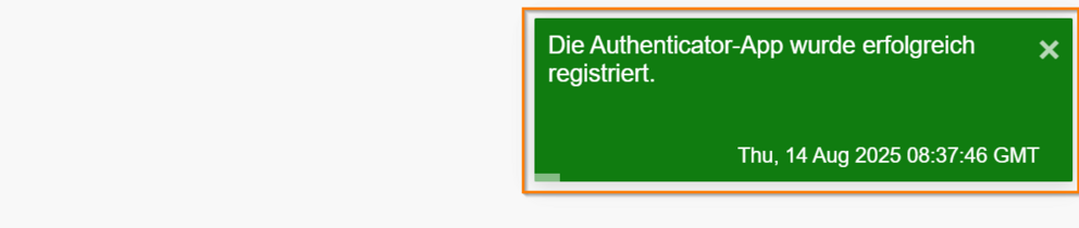 Hinzufügen Erfolgreich