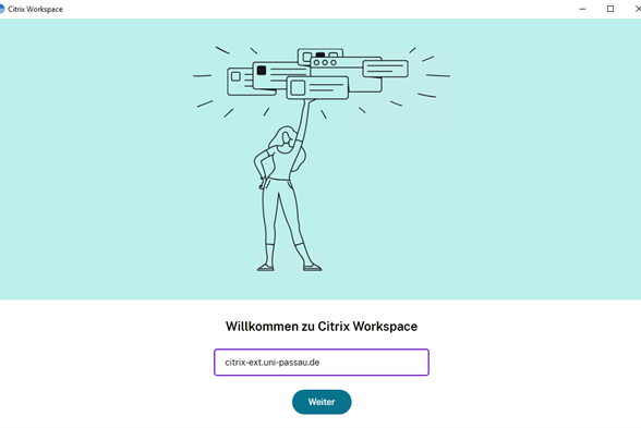 Schritt 3 Citrix f&uuml;r Windows