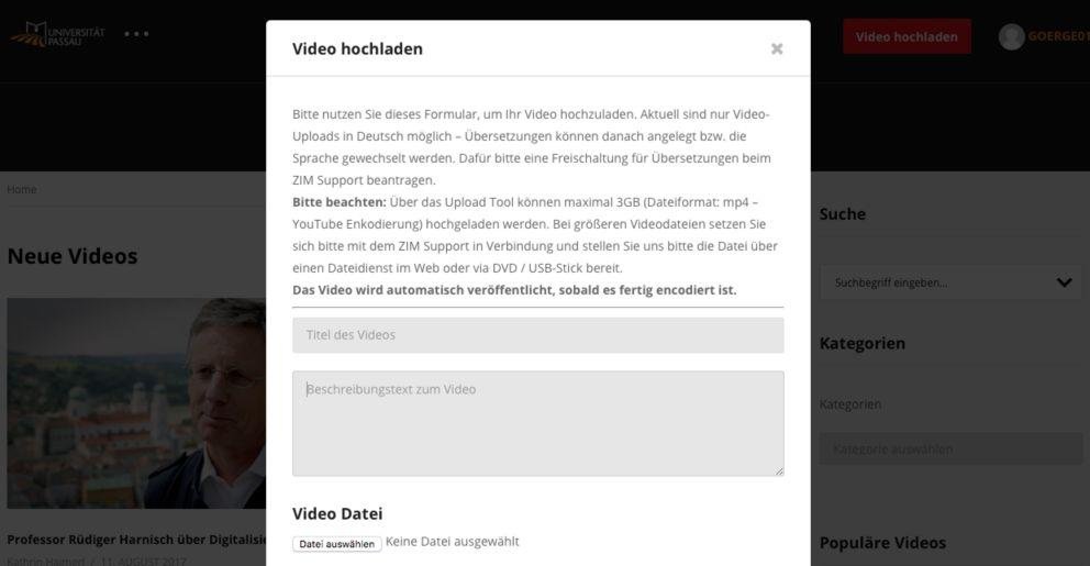 Videobeschreibung hinzufügen Videobeschreibung hinzufügen