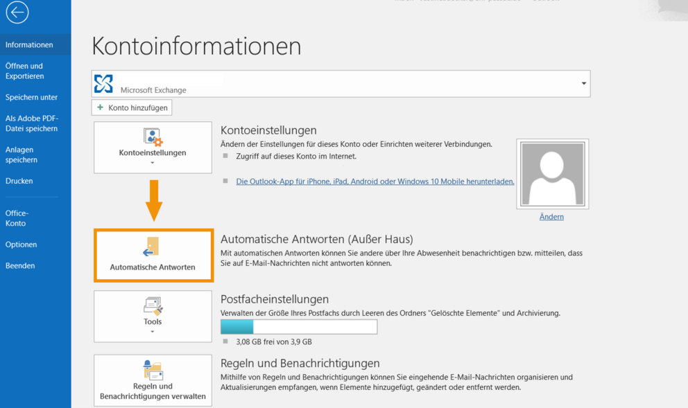 Automatische Antworten