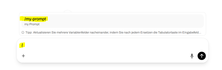 Prompts in Open WebUi