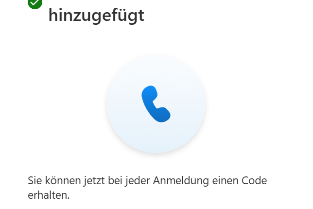 Bild Telefonnummer hinzugefügt