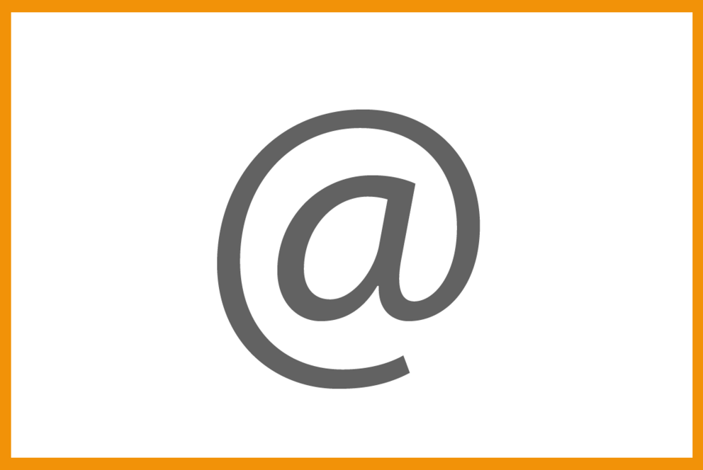 E-Mail-Adresszeichen E-Mail-Adresszeichen