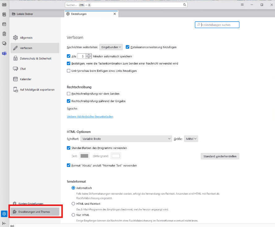 Thunderbird_Erweiterungen