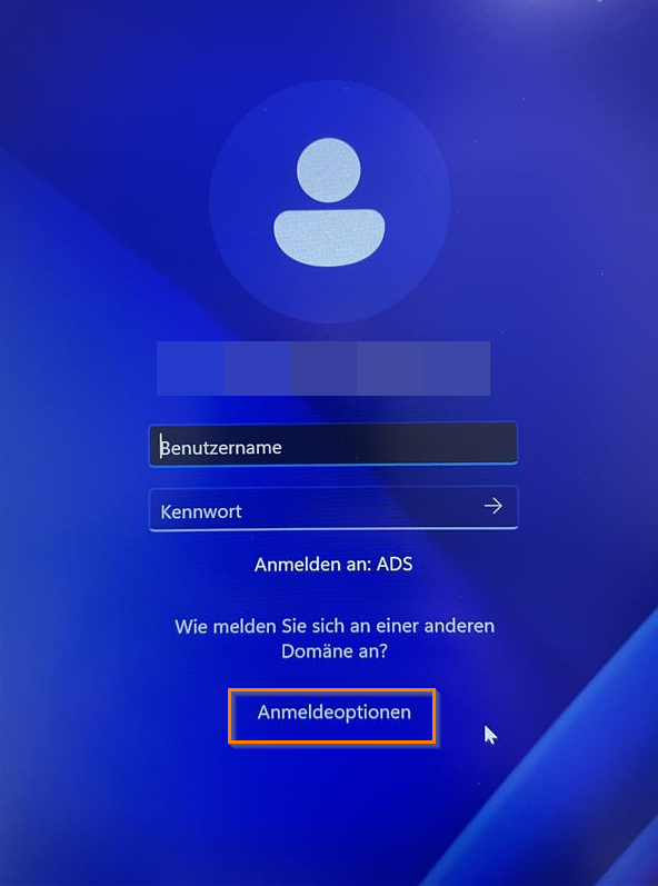 [Translate to Englisch:] Yubikey Rechner Schritt 1 Anmeldung 