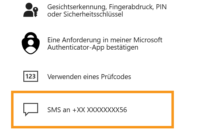 3 SMS Anmeldung 