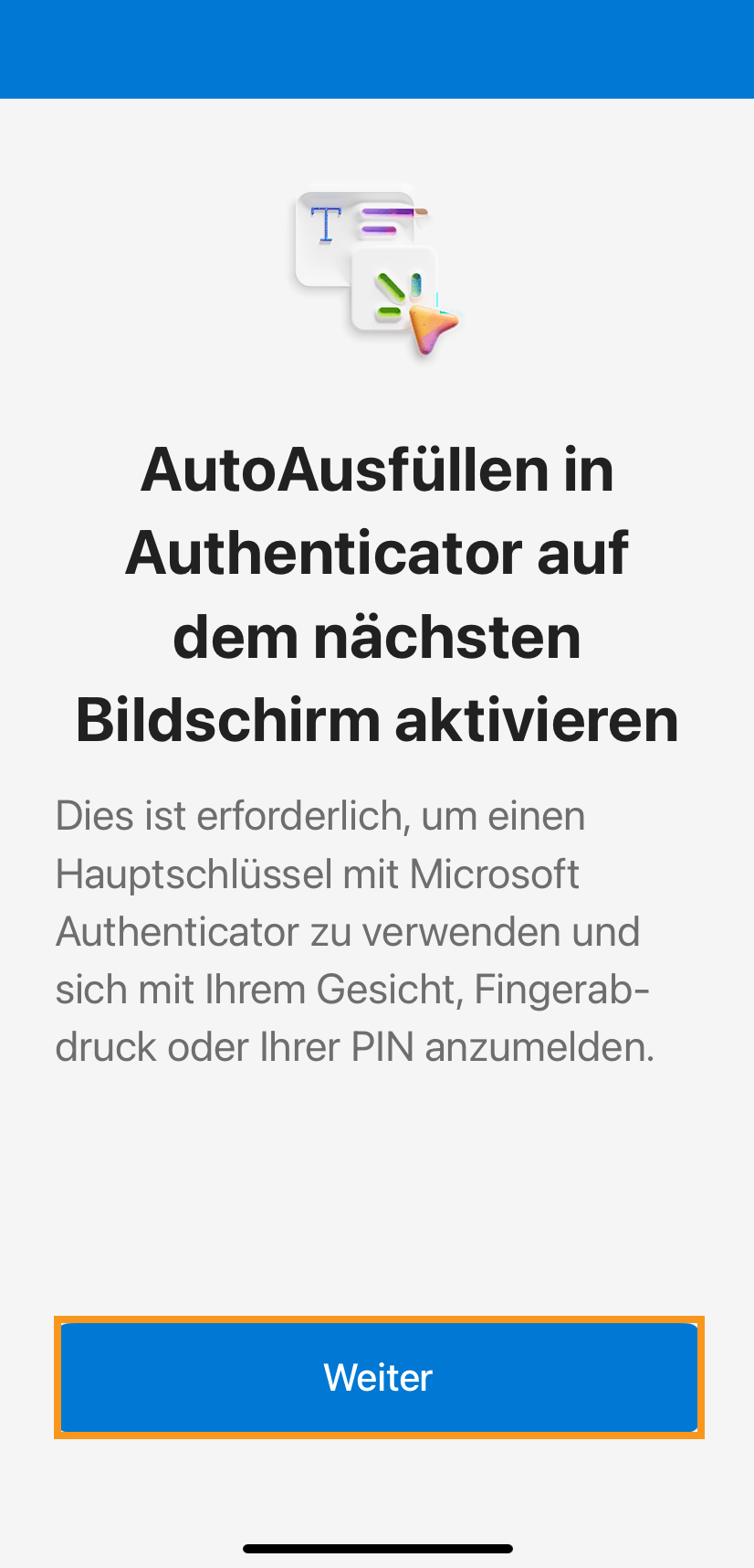 AutoAusf&uuml;llen aktivieren