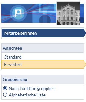 Einrichtungen, Personal