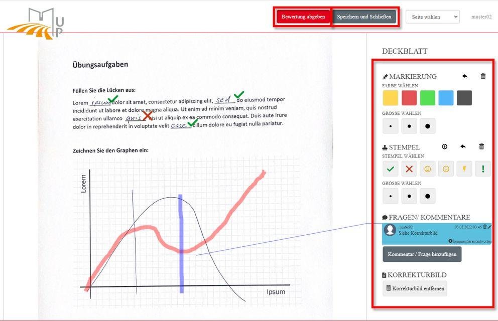 PDF-Korrekturmodus