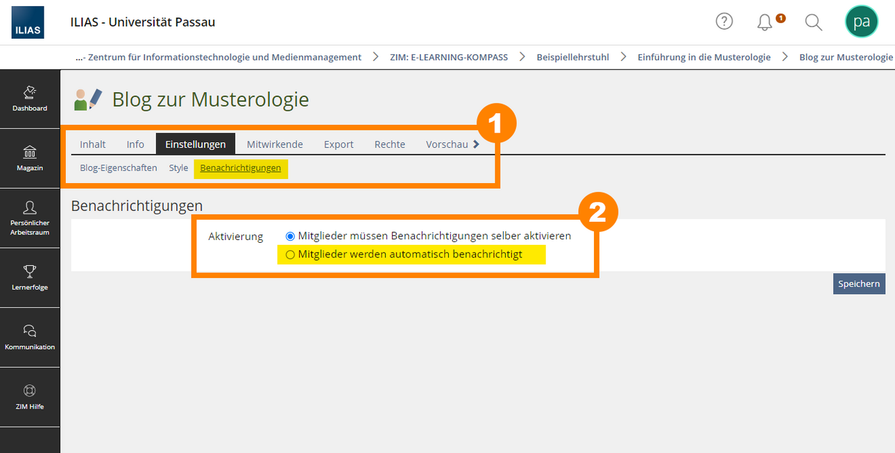 Benachrichtigungen f&uuml;r alle aktivieren