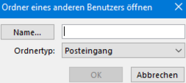 Ordnerfreigabe annehmen