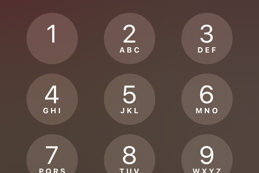 Bild Drücken der Raute Taste 