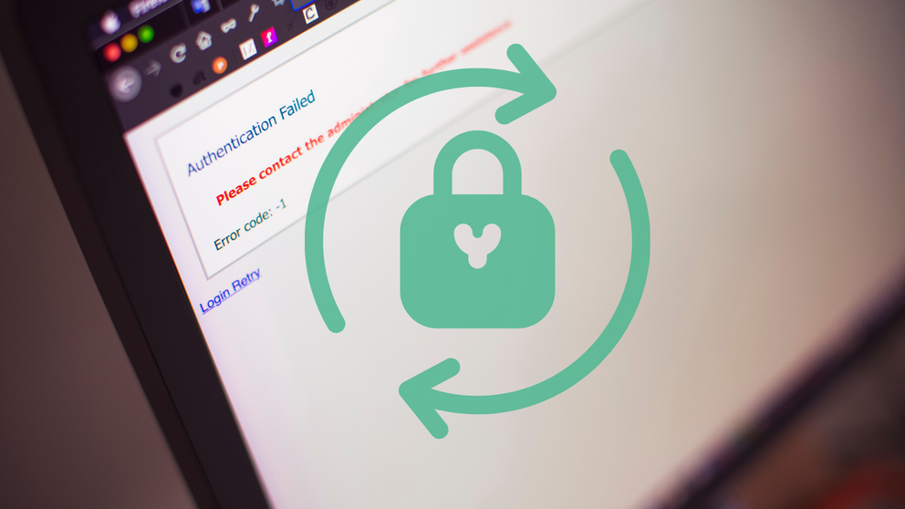 Laptop Authenticiation Failed