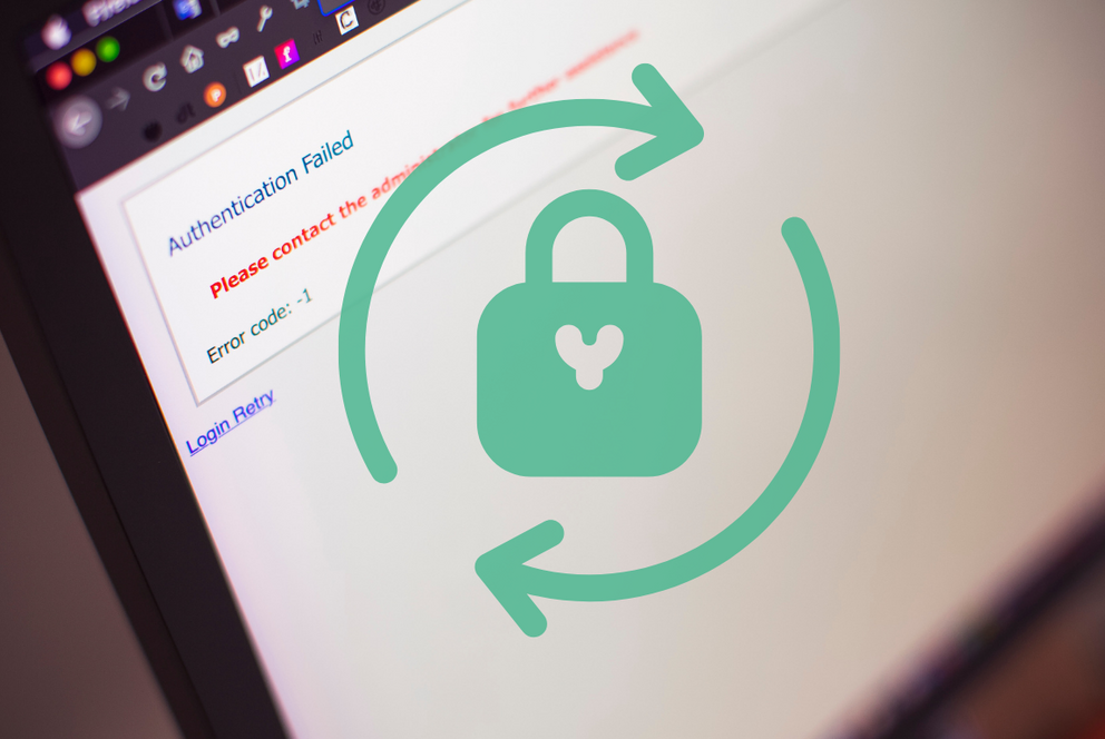 Laptop Authenticiation Failed