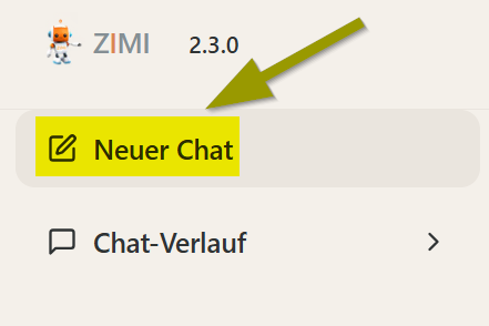 Start neuer Chat