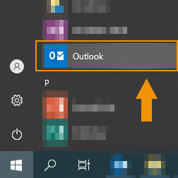 Zugriff auf Postfach über die Outlook Desktop App Schritt 2