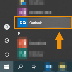 Zugriff auf Postfach &uuml;ber die Outlook Desktop App Schritt 2