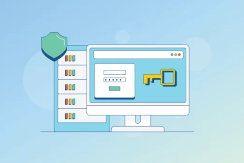 Bild PC mit Passkey (Schlüssel)