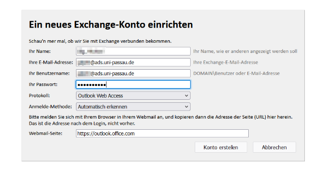 Thunderbird_Anmeldedaten