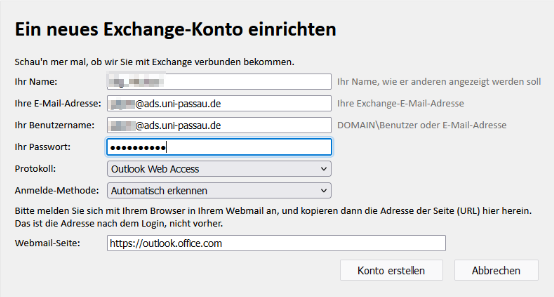 Thunderbird_Anmeldedaten