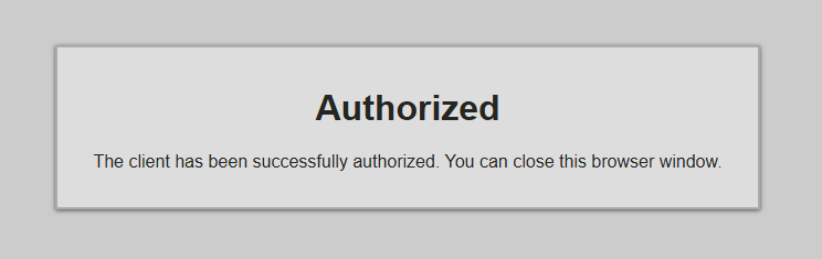 Darstellung Authorized