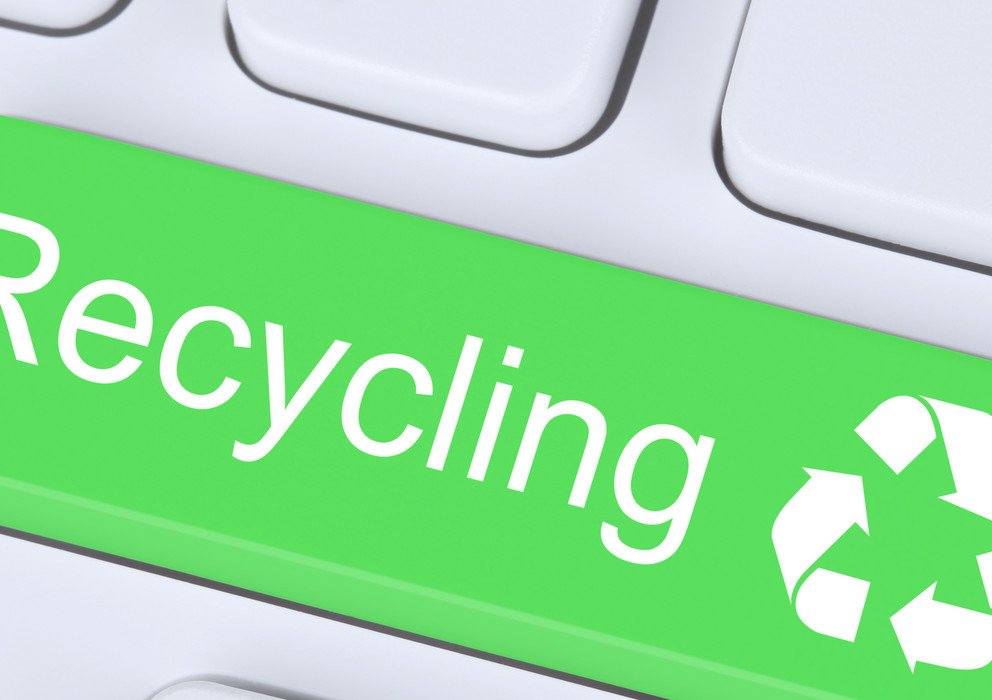 Rercycling Schriftzug
