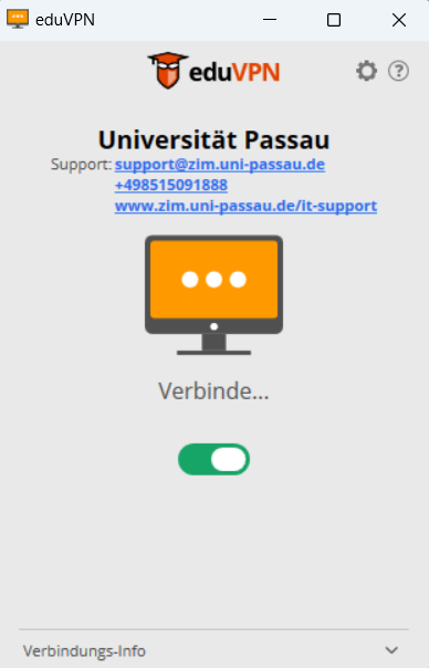 eduVPN verbinden