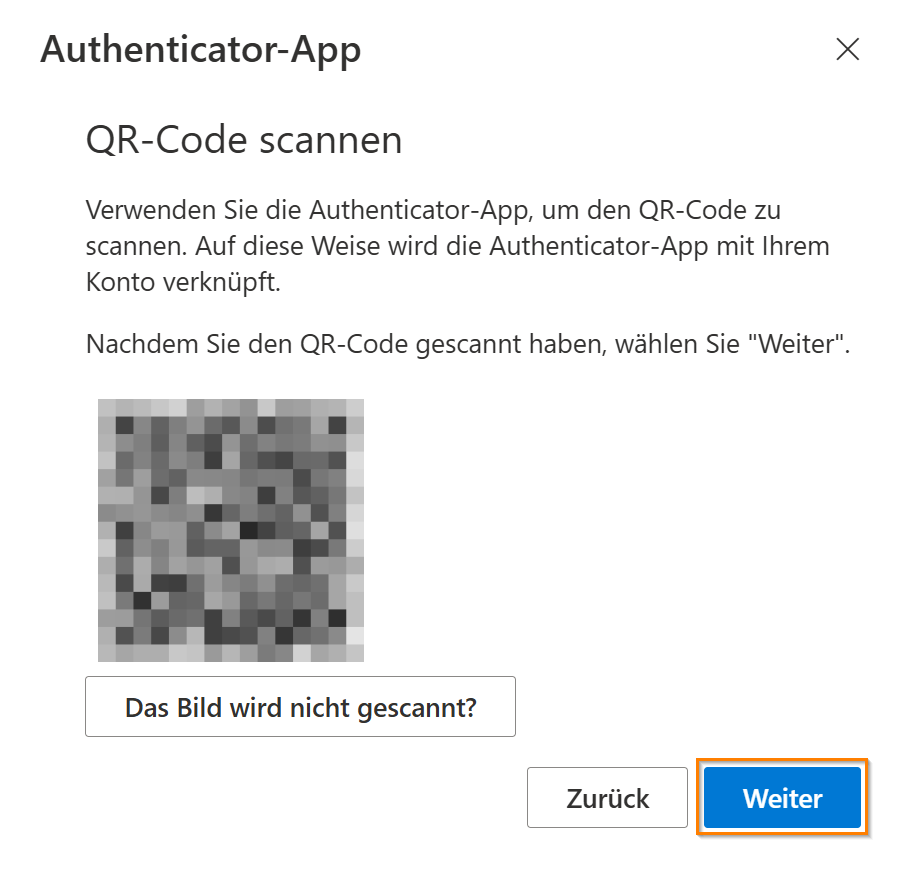 Microsoft Portal Übersicht Anmeldemethoden TOTP (blurred)